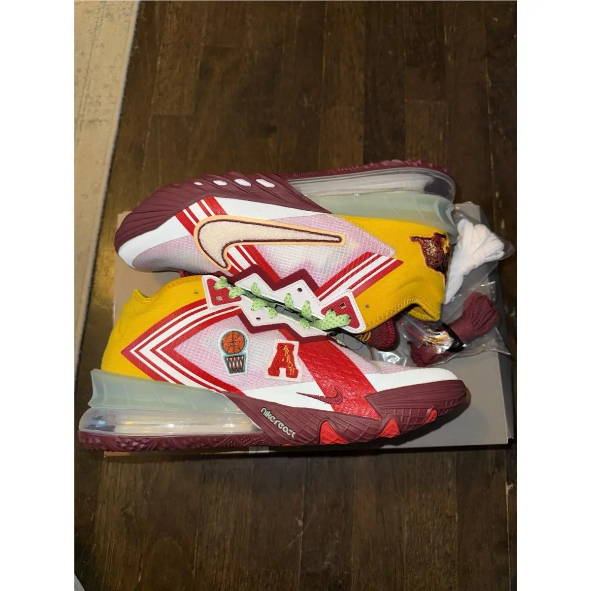Nike shoes - Mimi Plange x Nike LeBron 18 - CV7562-102 - White 1