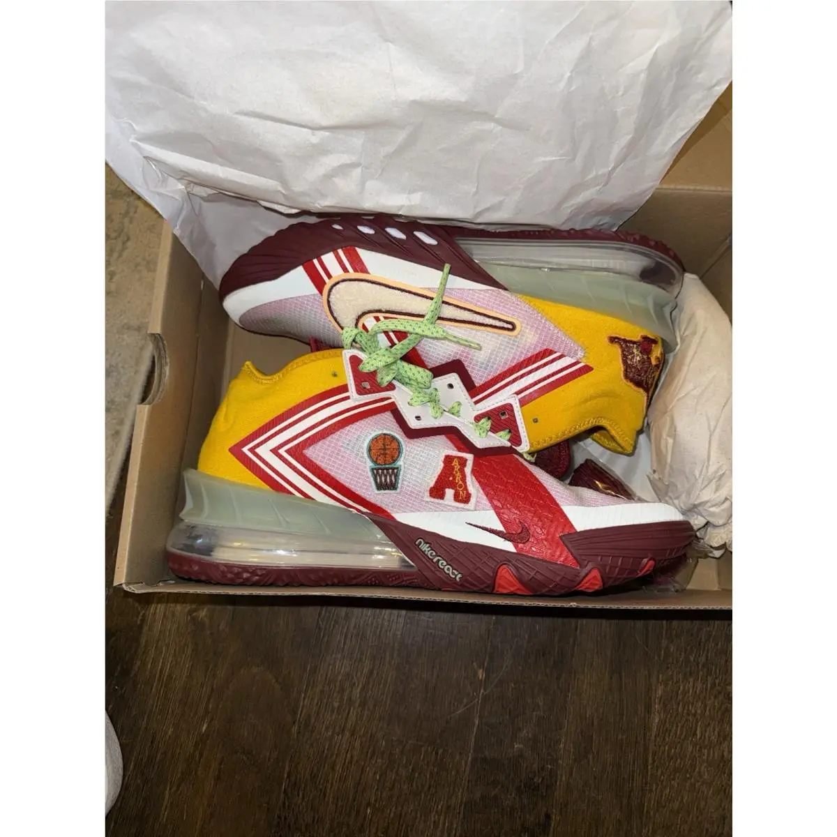 Nike shoes - Mimi Plange x Nike LeBron 18 - CV7562-102 - White 7