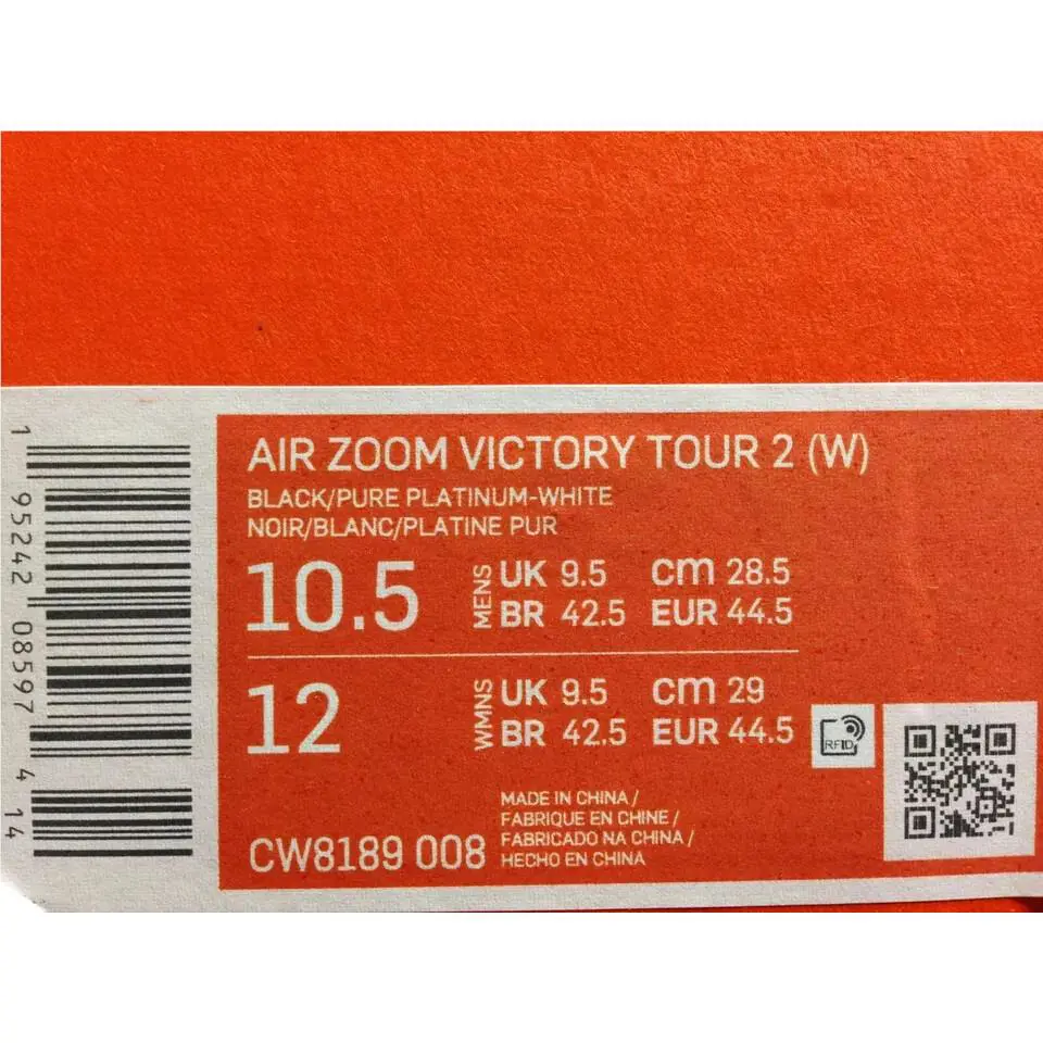 Nike shoes - Nike Air Zoom Victory Tour 2 - CW8189008 - Black (UPC: 195242085974) 3