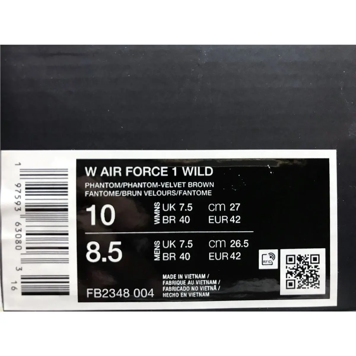 Nike shoes - Nike Air Force 1 - Air Force - FB2348-004 - Gray (UPC: 197593630803) 4