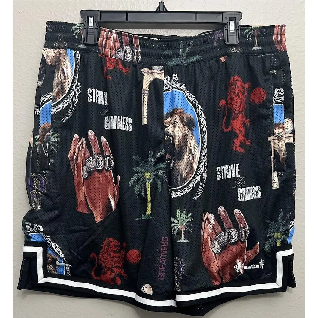 Nike Dna Lebron Dri-fit Strive For Greatness Shorts Mens Size XL FN3000 010