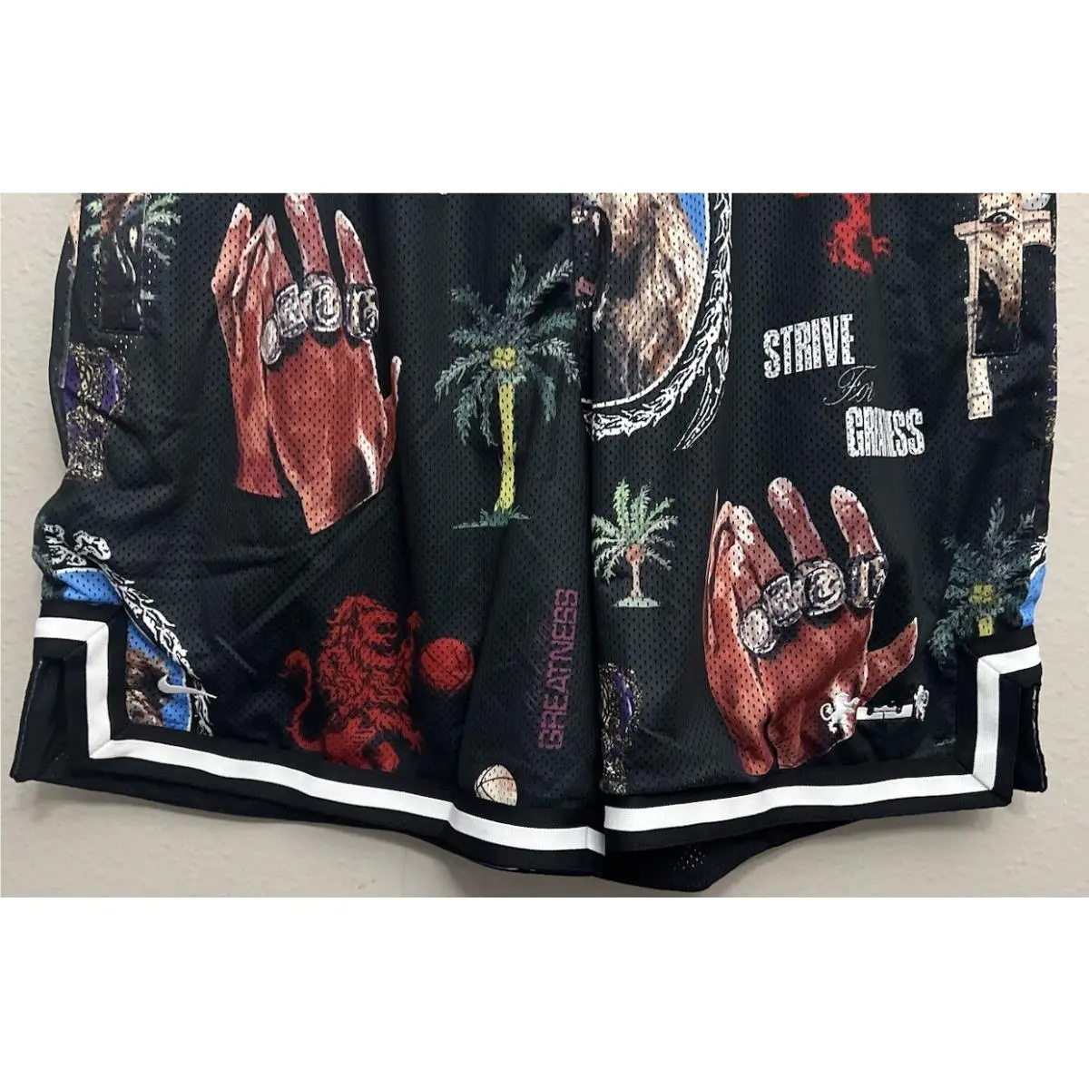 Nike clothing - Nike DNA LeBron Strive For Greatness Shorts - FN3000-010 - Black (UPC: 196975374236) 1