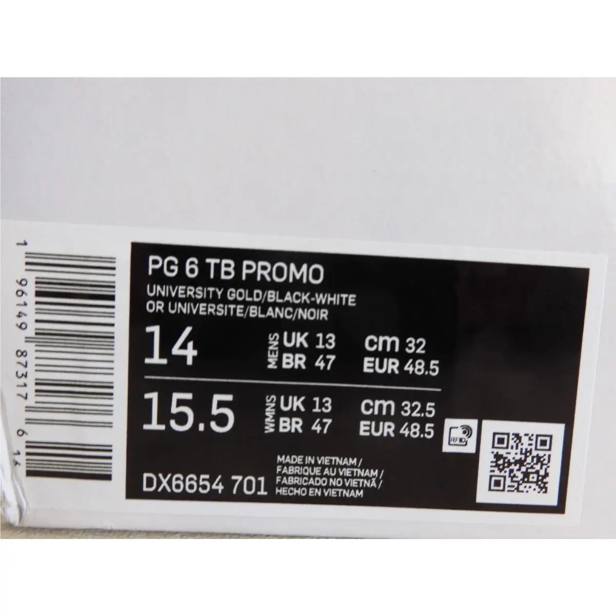 Nike shoes - Nike PG 6 - DX6654-701 - Gold (UPC: 196149873152) 3