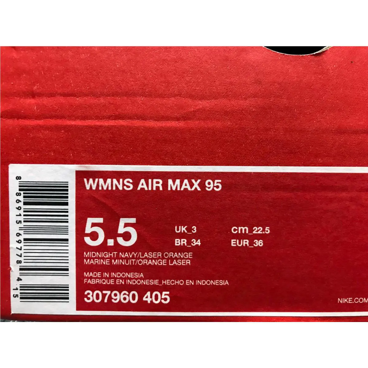 Nike shoes - Nike Air Max 95 - Air Max - 307960-405 - Blue (UPC: 886915697784) 3