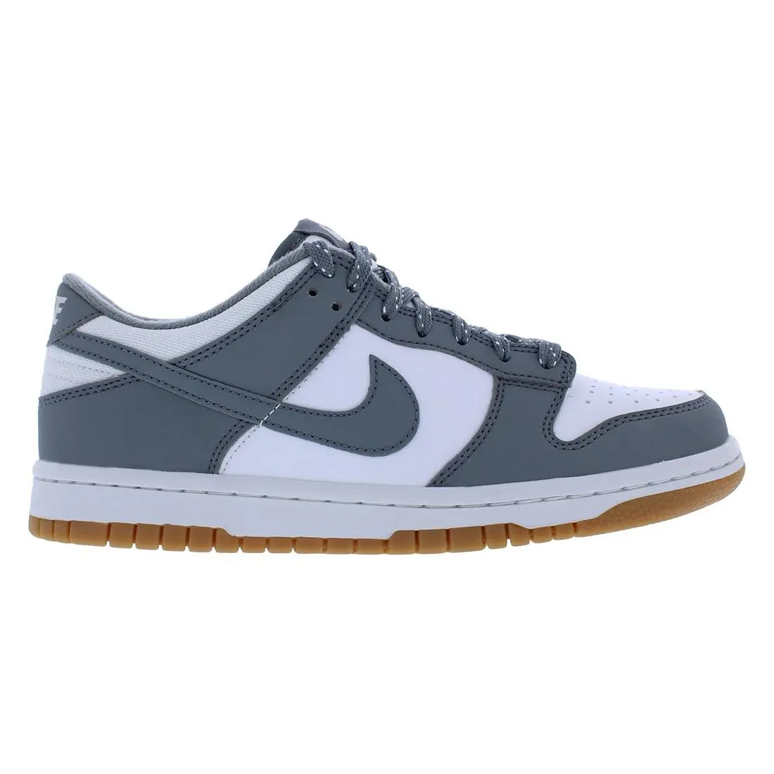 Nike Dunk Low GS Shoes Youth SZ 5.5Y White Smoke Grey FV0374-100 - white/smoke grey light ironore