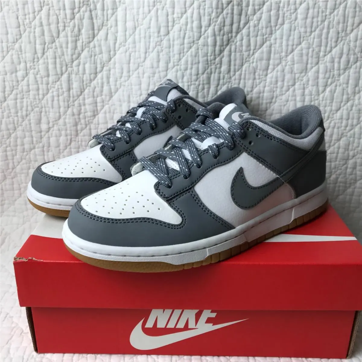 Nike shoes - Nike Dunk Low - Dunk Low - FV0374-100 - white/smoke grey light ironore 5