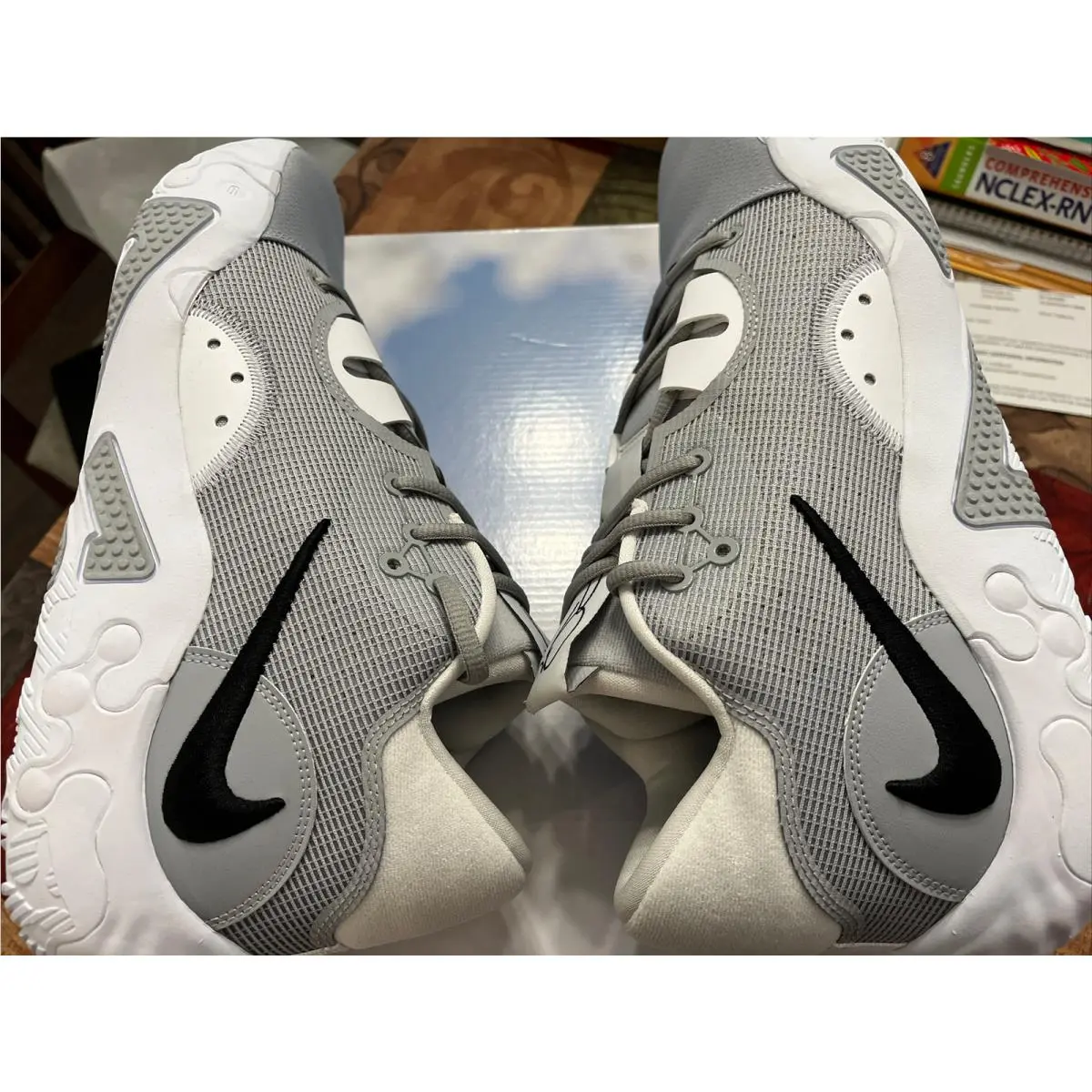 Nike shoes - Nike PG 6 - Dx6654 003 - Wolf Grey Black White 9