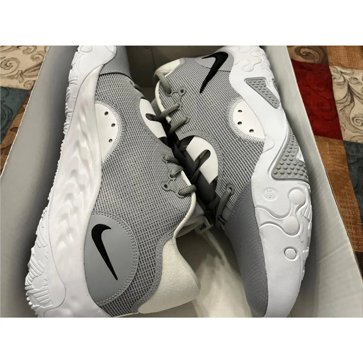 Nike shoes - Nike PG 6 - Dx6654 003 - Wolf Grey Black White 12