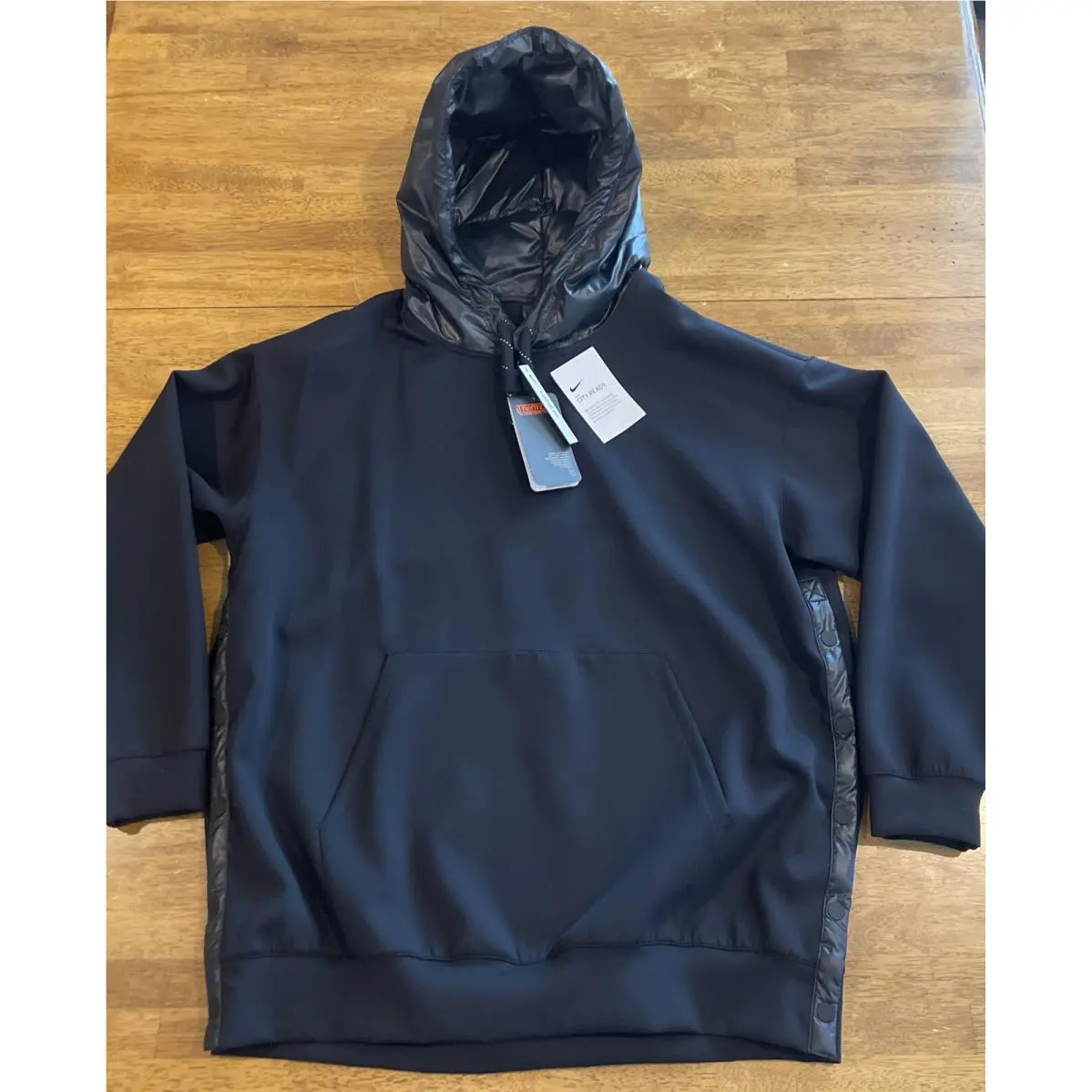 Nike Womens City Ready Pullover Hoodie CJ4020 010 Large Black