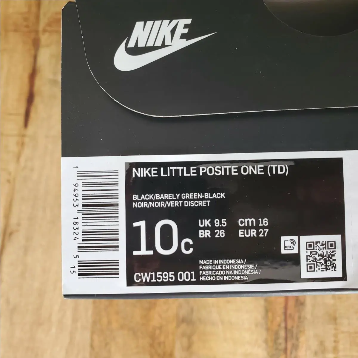 Nike shoes - Little Posite One TD - Little Posite One - Black (UPC: 0194953183054) 10