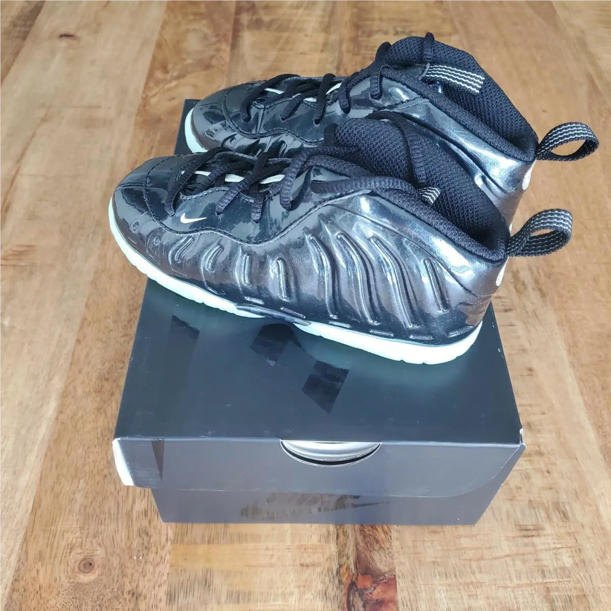 Nike shoes - Little Posite One TD - Little Posite One - Black (UPC: 0194953183054) 5