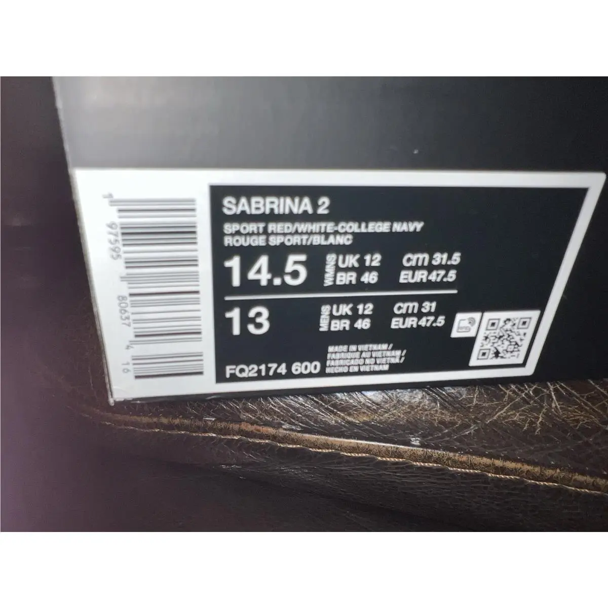 Nike shoes - Nike Sabrina 2 - Sabrina - Fq2174-600 - Red 9