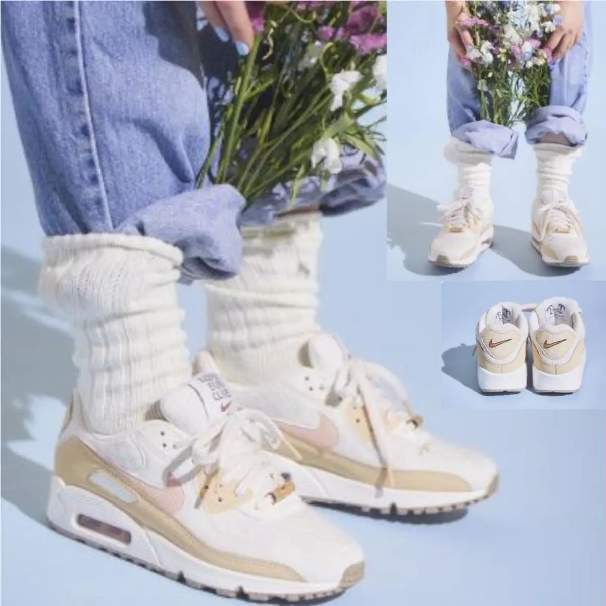 Nike shoes - Nike Air Max 90 SE - DJ9997 101 - Sail/Arctic Orange-Phantom (UPC: 195869225036) 7