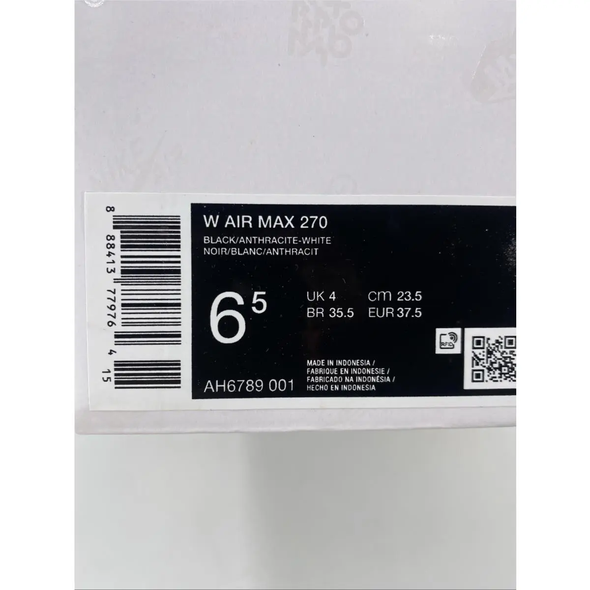 Nike shoes - Nike Air Max 270 - Air Max - AH6789 001 - Black (UPC: 888413779764) 6
