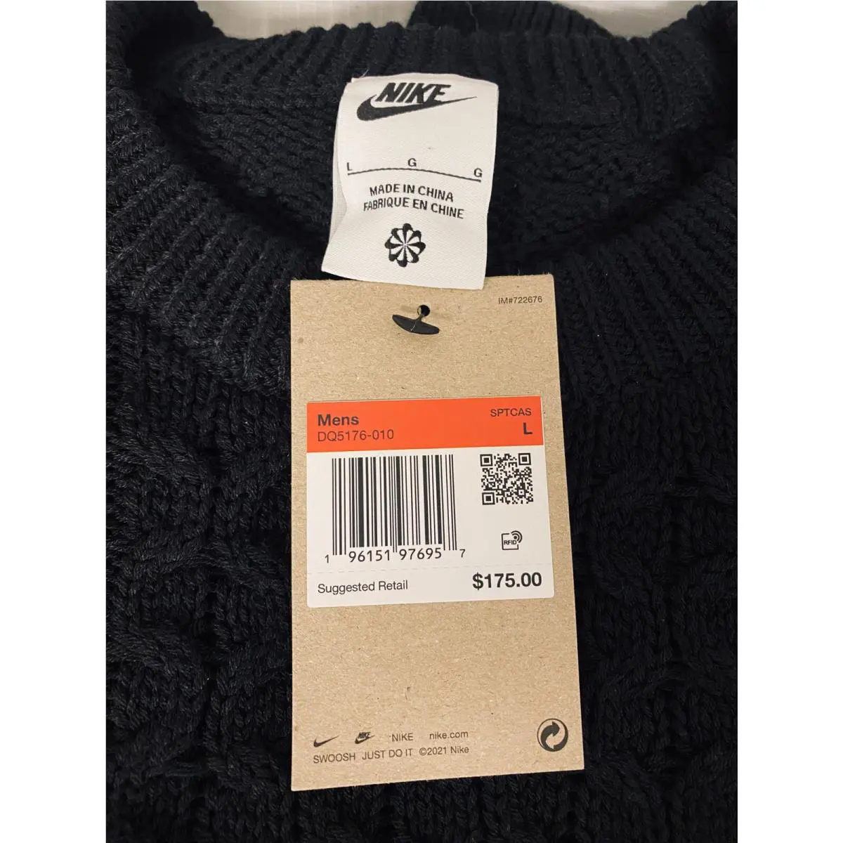 Nike clothing - DQ5176-010 - DQ5176-010 - Black (UPC: 0196151976957) 3
