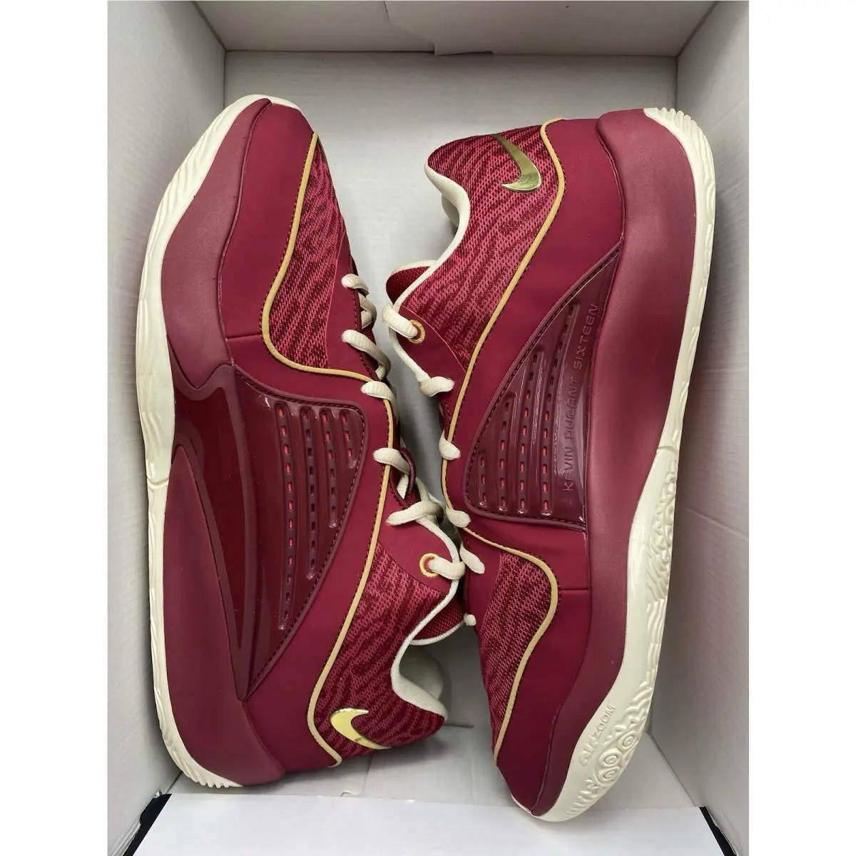 Nike shoes - Nike KD 16 - DZ2925 600 - Noble Red/Metallic Gold (UPC: 196606930343) 5
