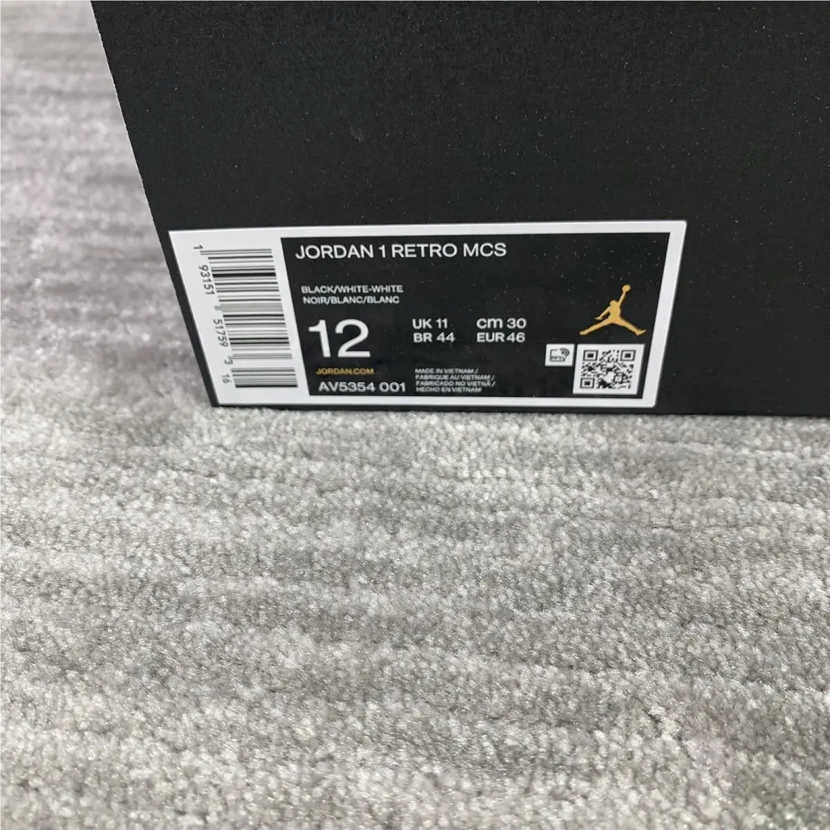 Nike shoes - Air Jordan 1 - Air - AV5354-001 - Black 8
