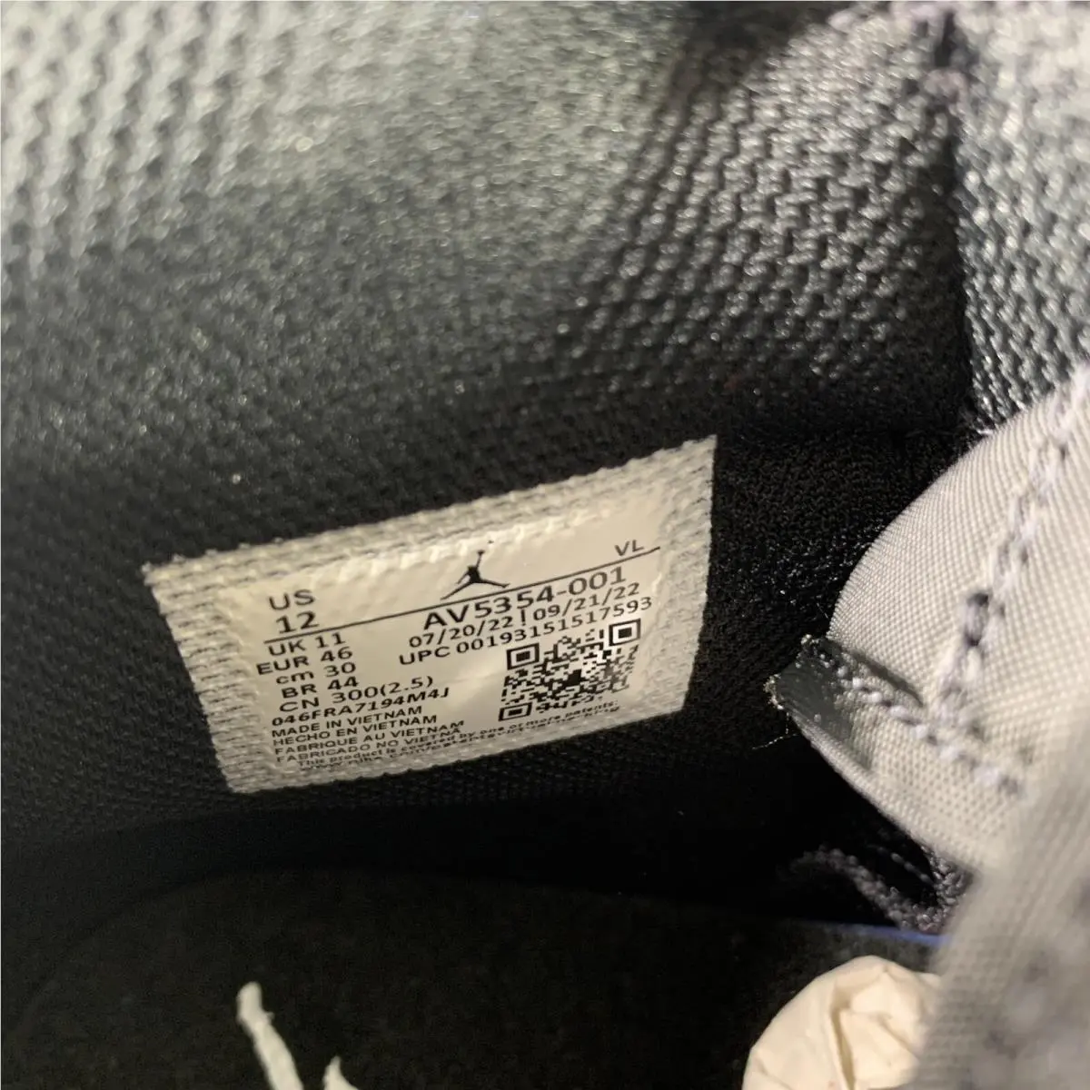 Nike shoes - Air Jordan 1 - Air - AV5354-001 - Black 6