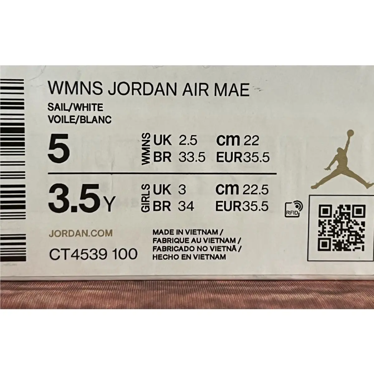 Nike shoes - Air Jordan Mae - Air Mae - CT1274-100 - White 7