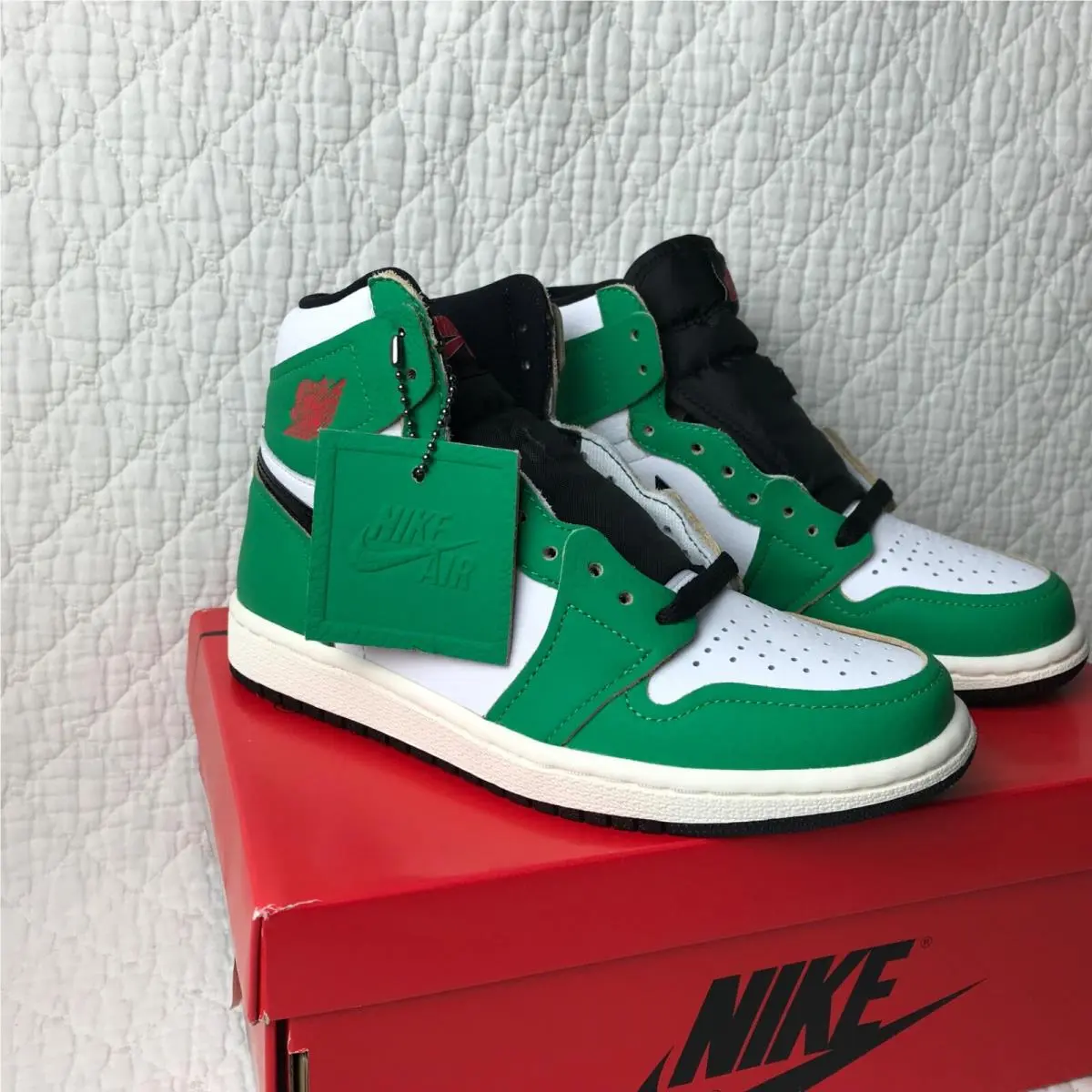 Nike shoes - Air Jordan 1 - Air - DB4612-300 - Lucky Green/Black/White Sail 8