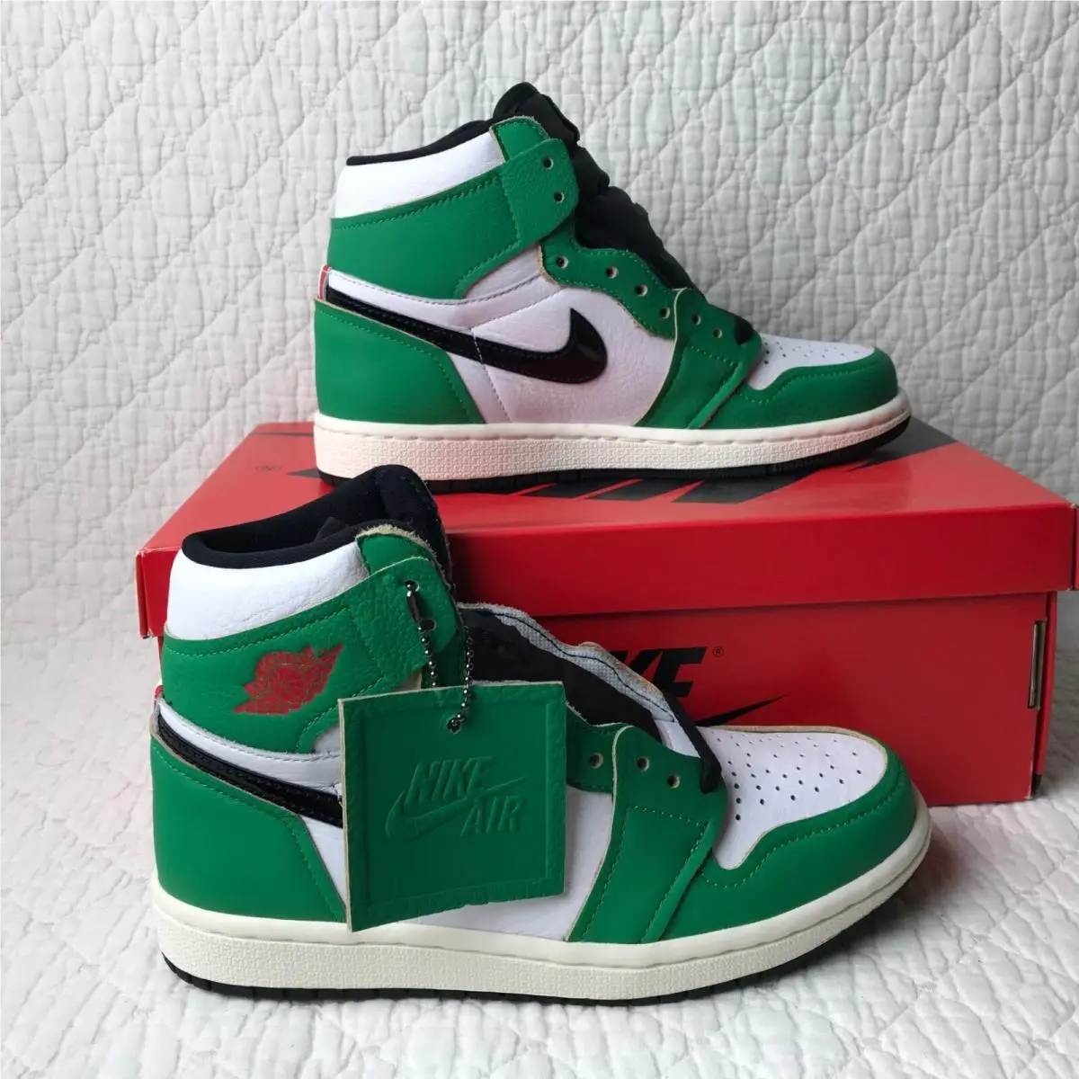 Nike shoes - Air Jordan 1 - Air - DB4612-300 - Lucky Green/Black/White Sail 0