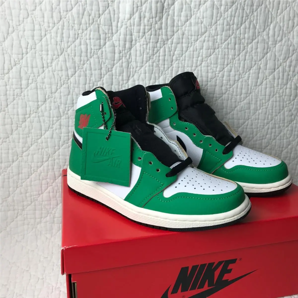 Nike shoes - Air Jordan 1 - Air - DB4612-300 - Lucky Green/Black/White Sail 7