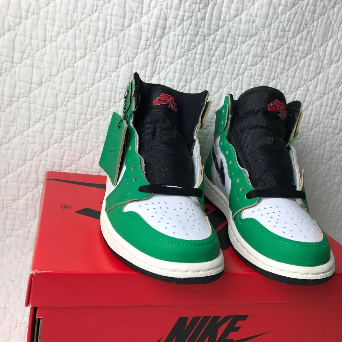 Nike shoes - Air Jordan 1 - Air - DB4612-300 - Lucky Green/Black/White Sail 4