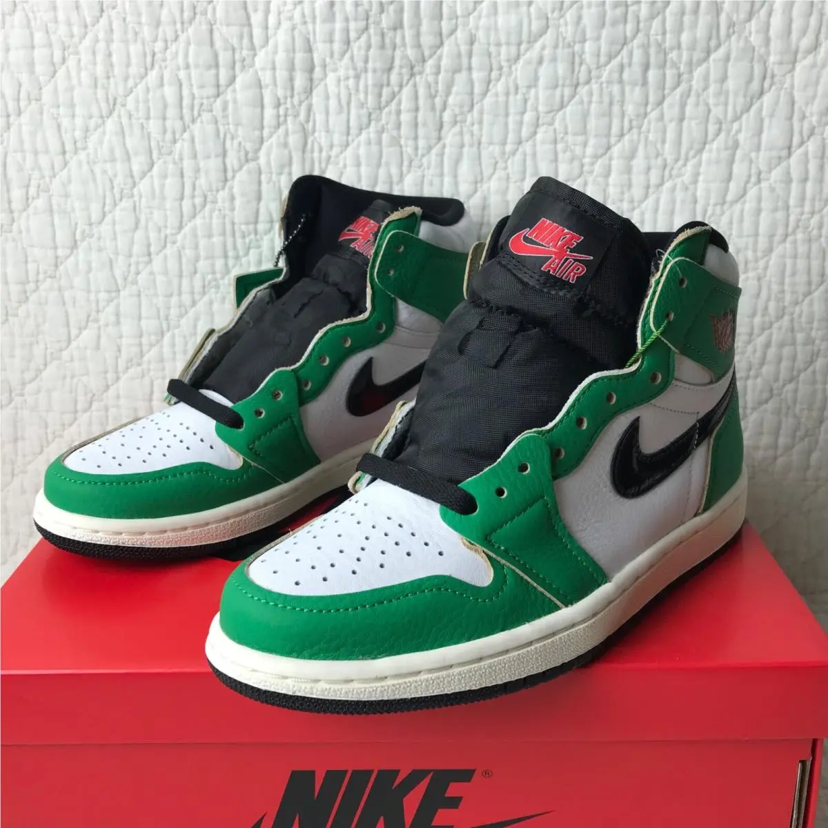 Nike shoes - Air Jordan 1 - Air - DB4612-300 - Lucky Green/Black/White Sail 6