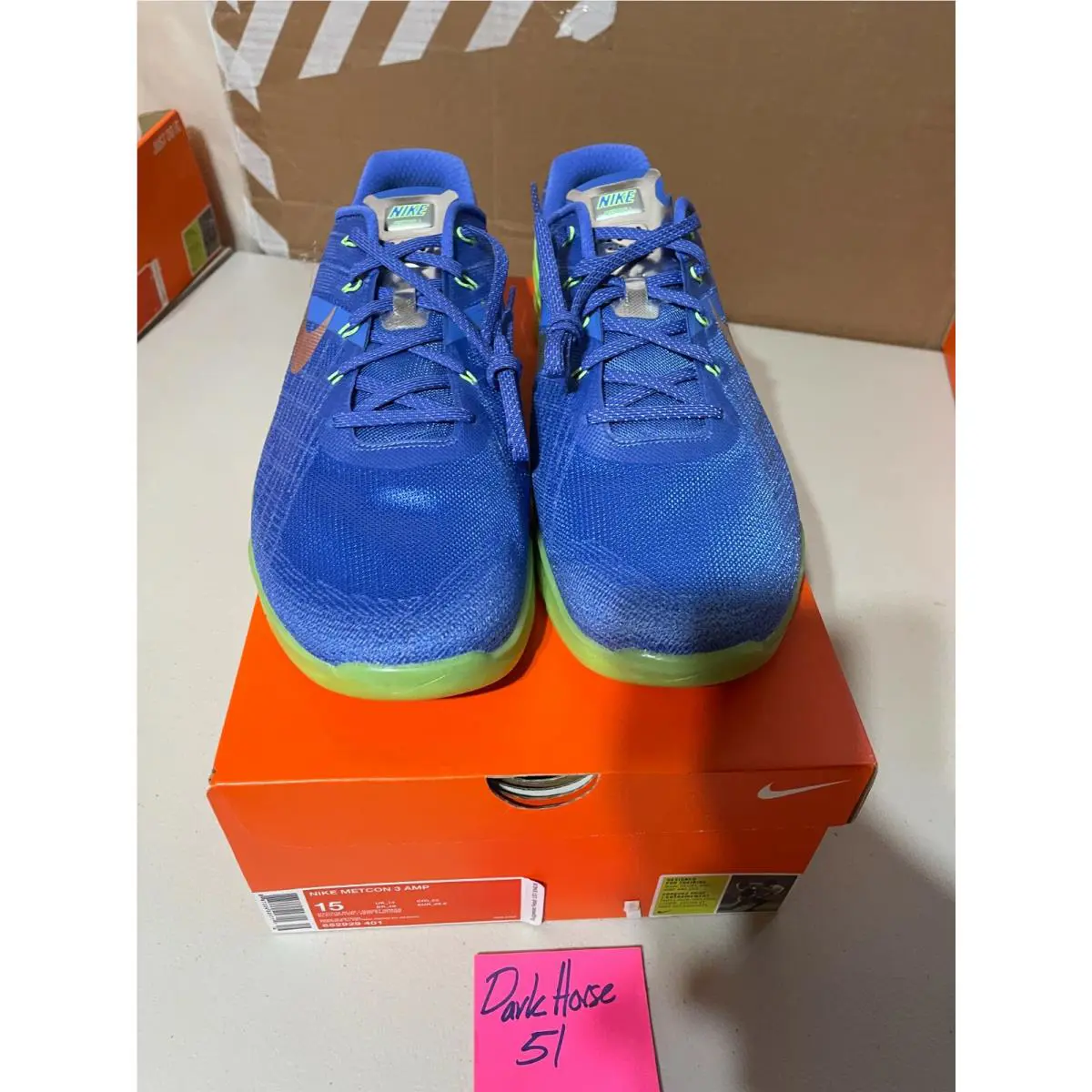 Nike Metcon 3 Glow Size 15 Crossfit Training Running Sportswear