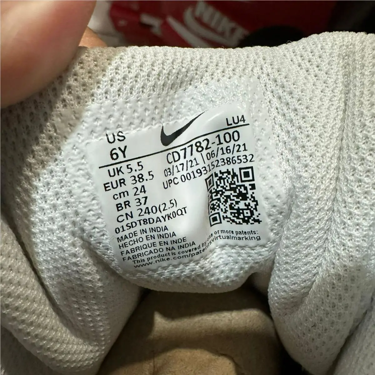 Nike shoes - Nike Court Borough - Court Borough - White (UPC: 193152386556) 6