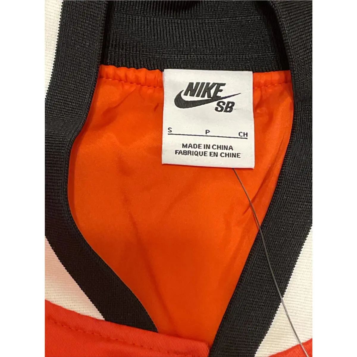 Nike clothing - Varsity Skate Jacket - Varsity Skate Jacket - DQ6279891 - Orange (UPC: 0195871985096) 2