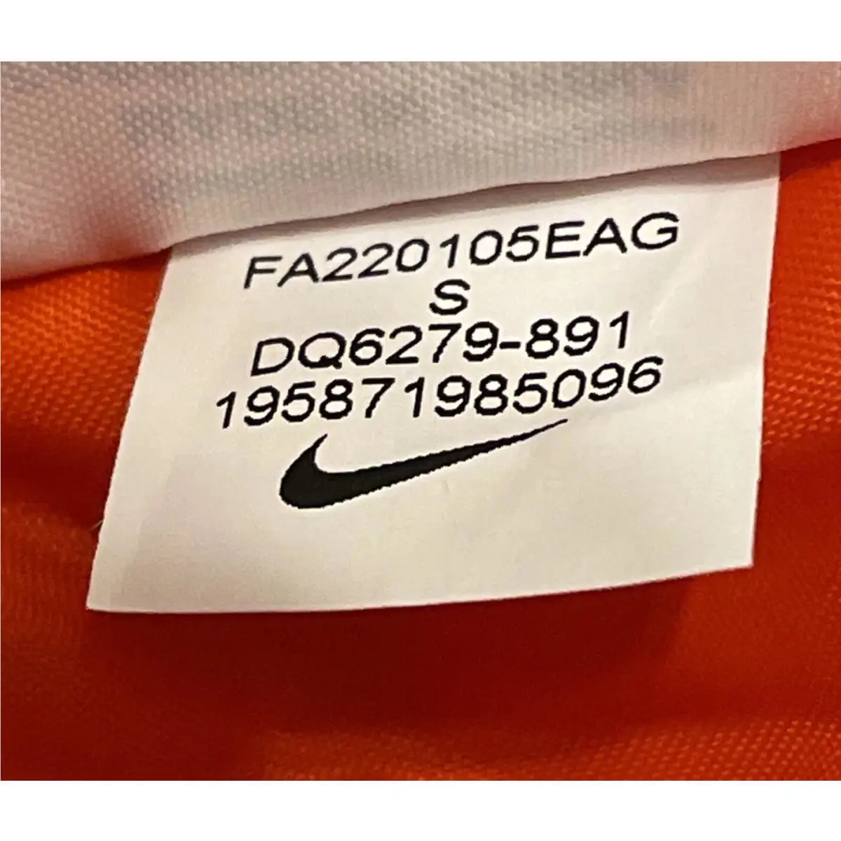 Nike clothing - Varsity Skate Jacket - Varsity Skate Jacket - DQ6279891 - Orange (UPC: 0195871985096) 6
