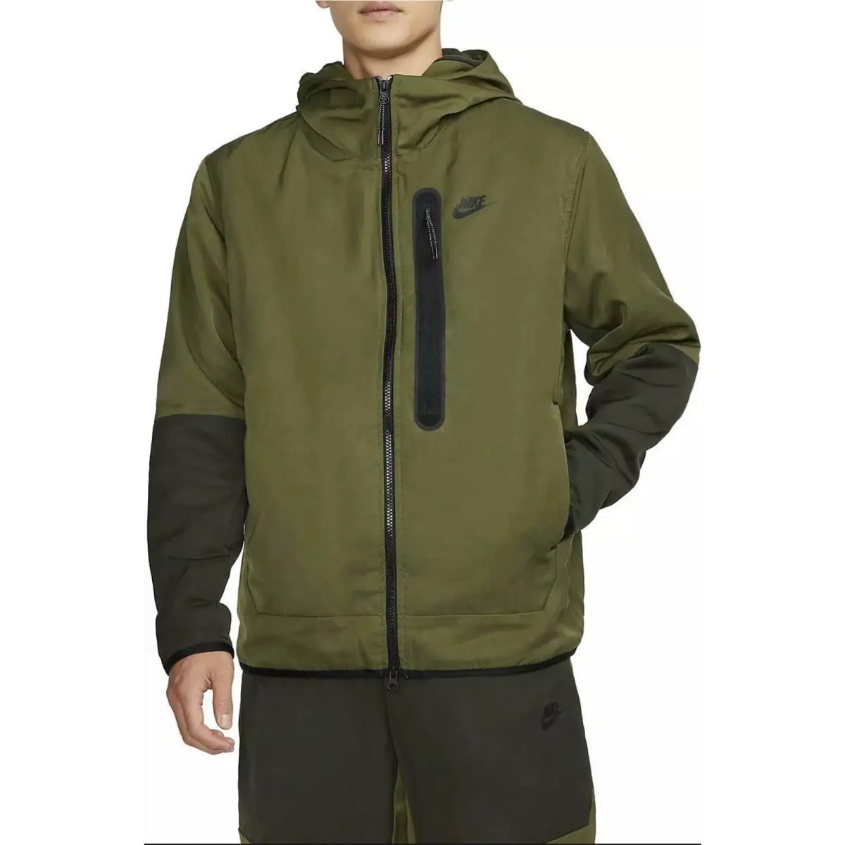 Nike clothing - Nike Sportswear Tech Essentials - Sportswear Tech Essentials - CU4485-326 - Green, Manufacturer: Rough Green/Sequoia/Black (UPC: 195242874783) 1