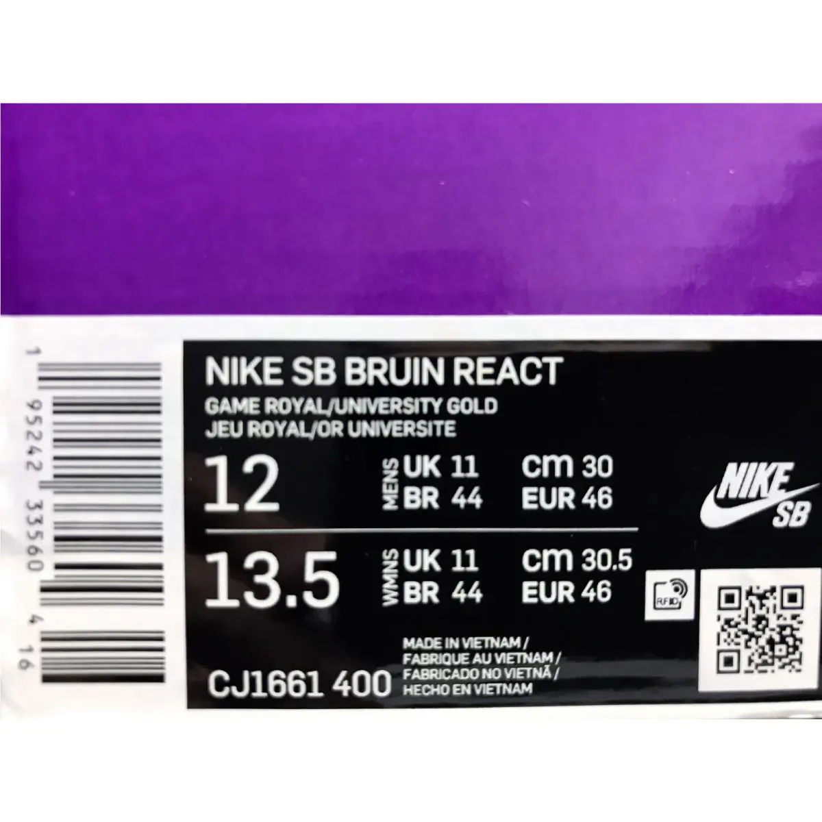 Nike shoes - Nike SB Bruin - Bruin - CJ1661400 - Blue (UPC: 195242335604) 3