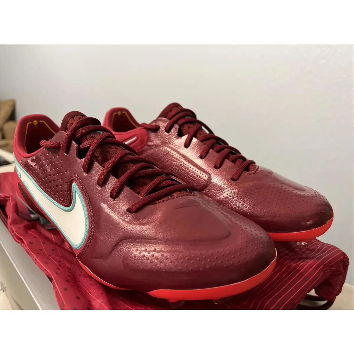 Nike shoes - Nike Tiempo Legend - Tiempo Legend - CZ8482-616 - Team Red White Mystic Hibiscus 4
