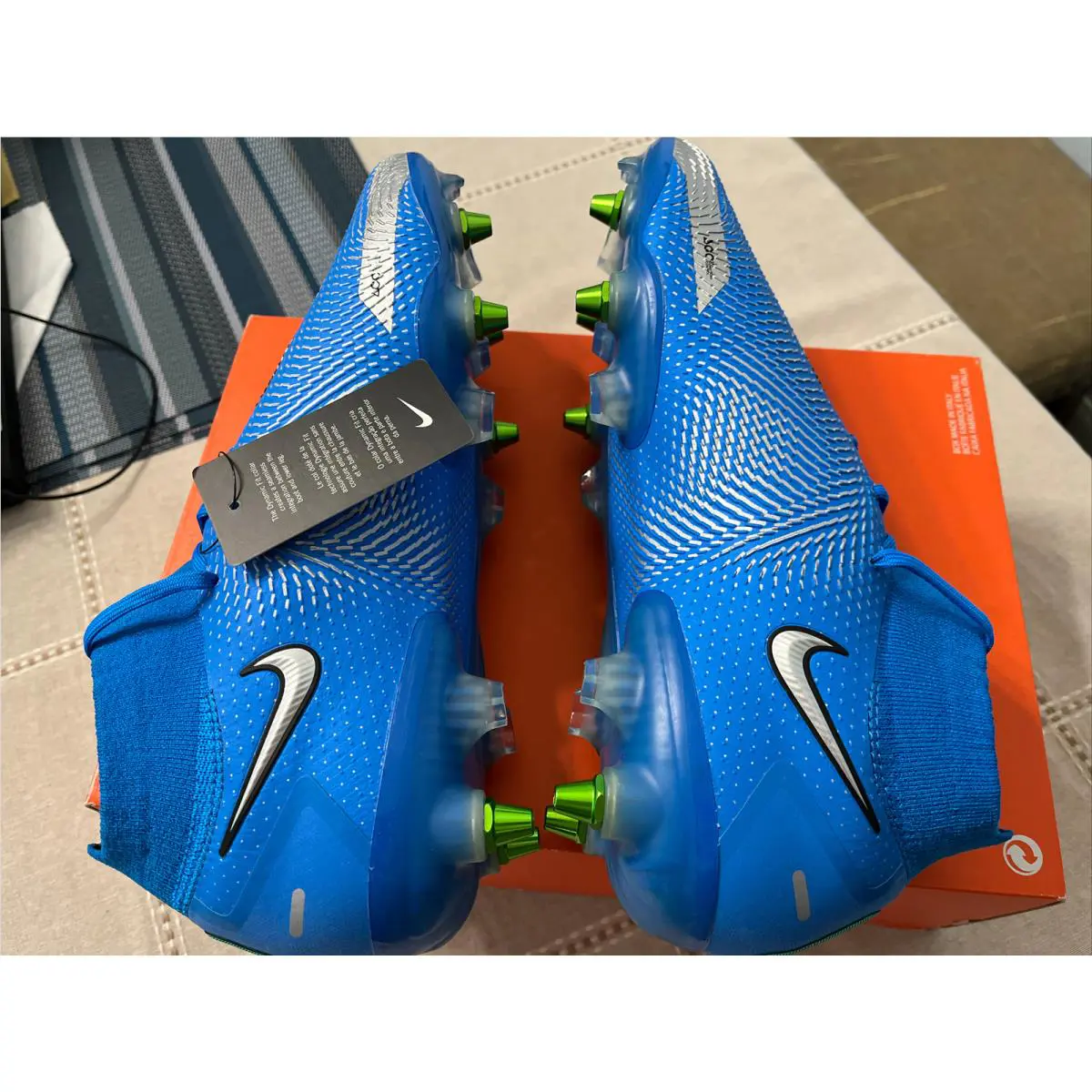 Nike shoes - Nike Phantom GT Elite DF SG Pro AC - CW6591 401 - Photo Blue Metallic Silver 10