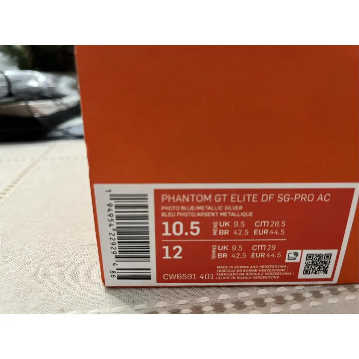 Nike shoes - Nike Phantom GT Elite DF SG Pro AC - CW6591 401 - Photo Blue Metallic Silver 13