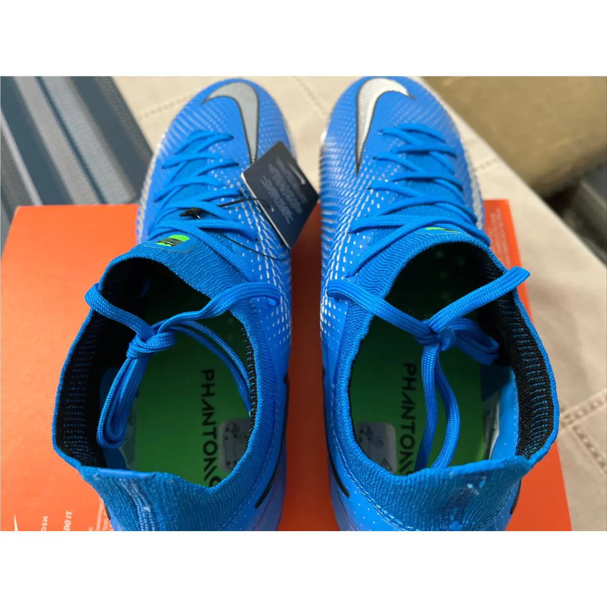 Nike shoes - Nike Phantom GT Elite DF SG Pro AC - CW6591 401 - Photo Blue Metallic Silver 7