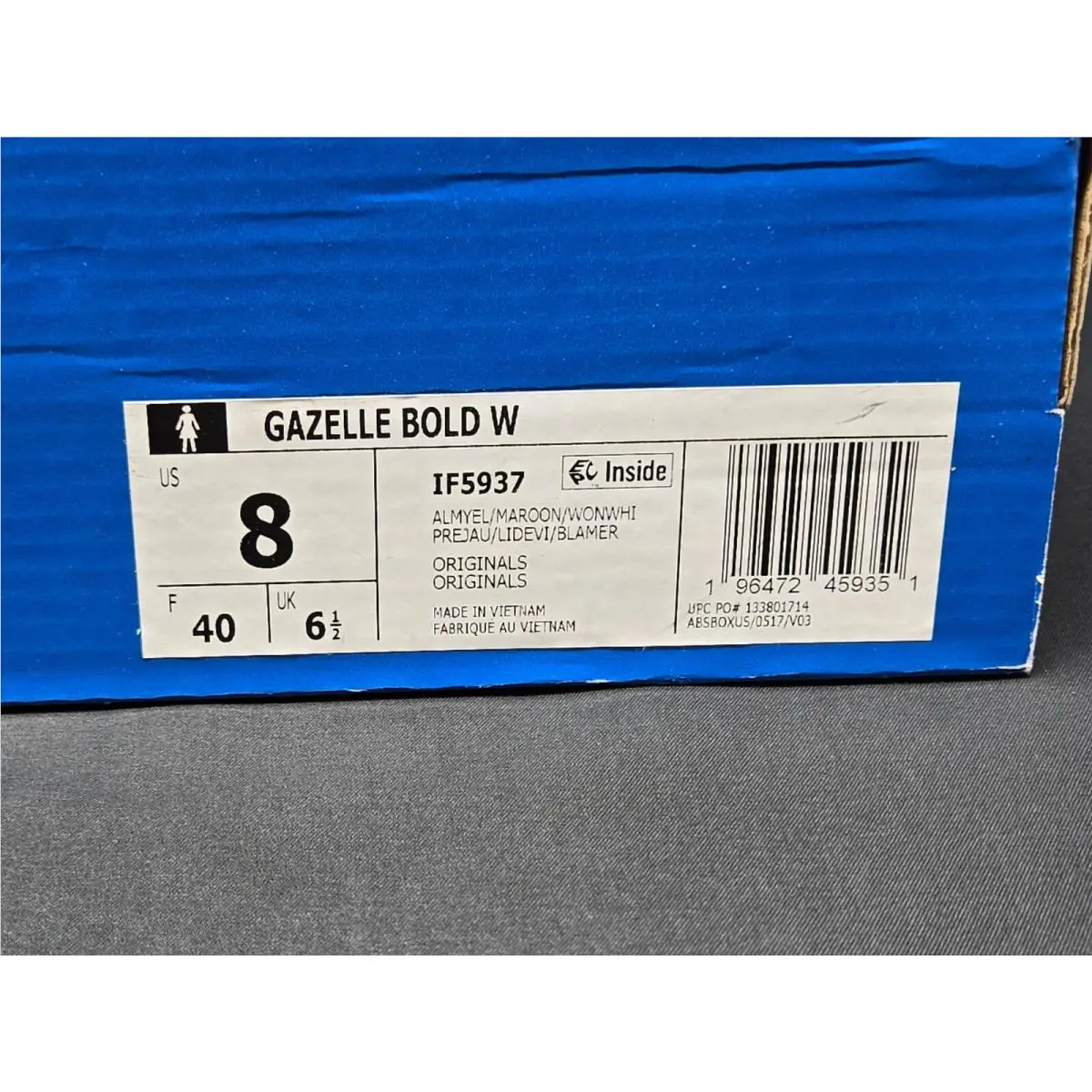Adidas shoes - adidas Gazelle Bold - Gazelle Bold - IF5937 - Yellow 8