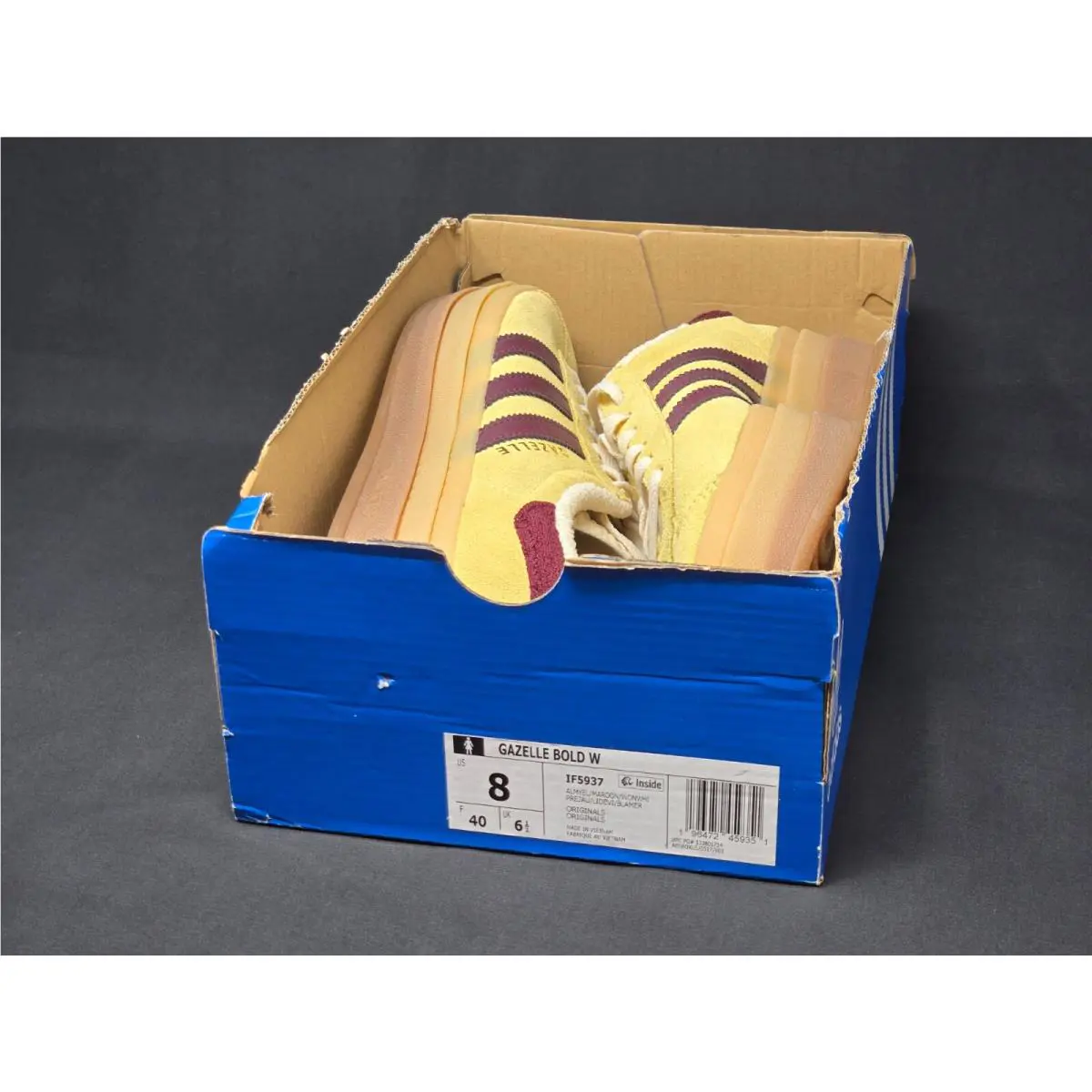 Adidas shoes - adidas Gazelle Bold - Gazelle Bold - IF5937 - Yellow 7