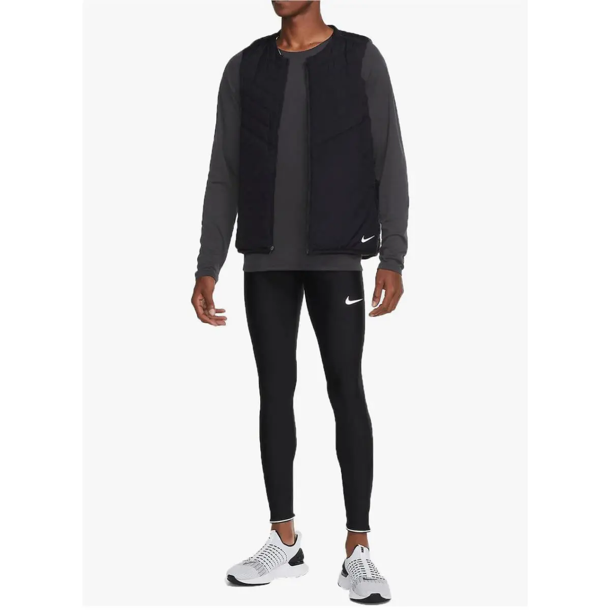 Nike clothing - Running AeroLayer Therma-FIT ADV - Running AeroLayer ADV - DJ0533 010 - Black (UPC: 195239891021) 5