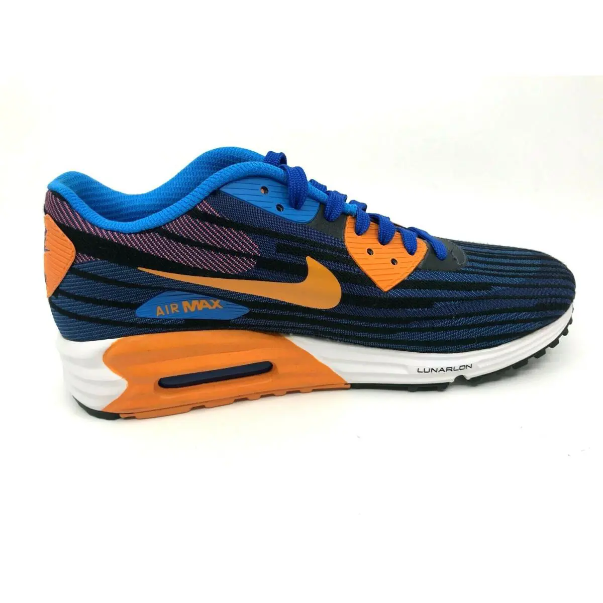 Nike shoes - Nike Air Max 90 Lunar - Blue/Black Orange 3