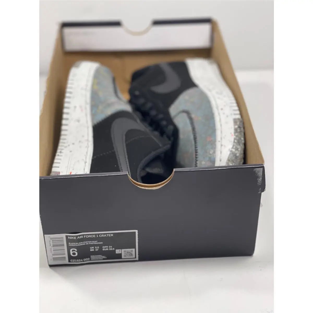 Nike shoes - Nike Air Force 1 - Air Force - CZ1524 002 - BLACK/BLACK PHOTON DUST (UPC: 194498330371) 9