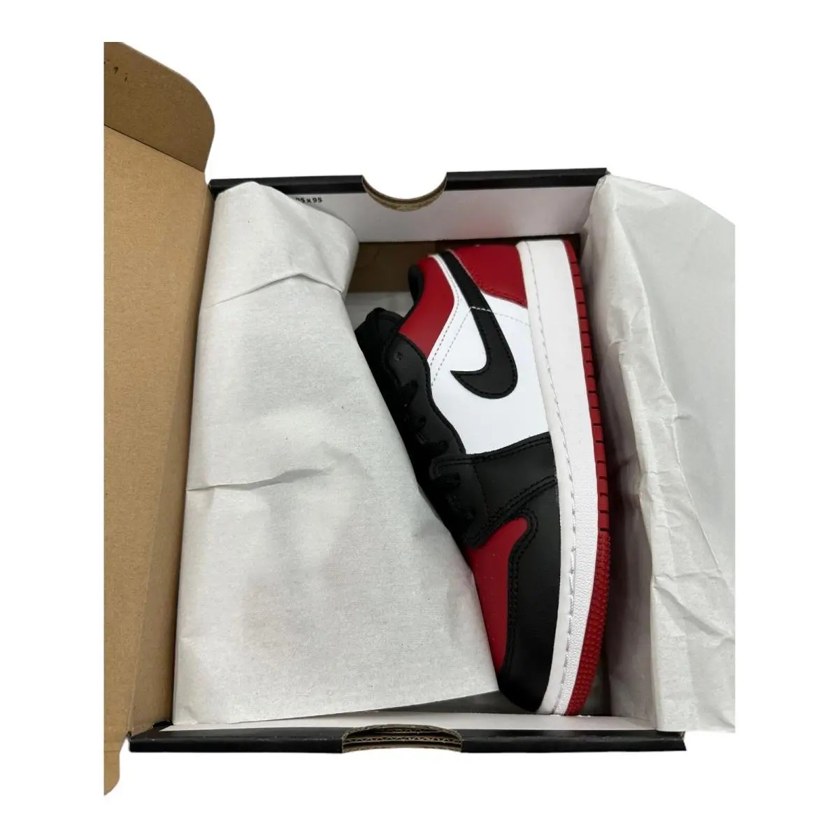 Nike shoes - Air Jordan 1 Low - Air Low - 553560-612 - Gym Red/White-Black (UPC: 195342826323) 5