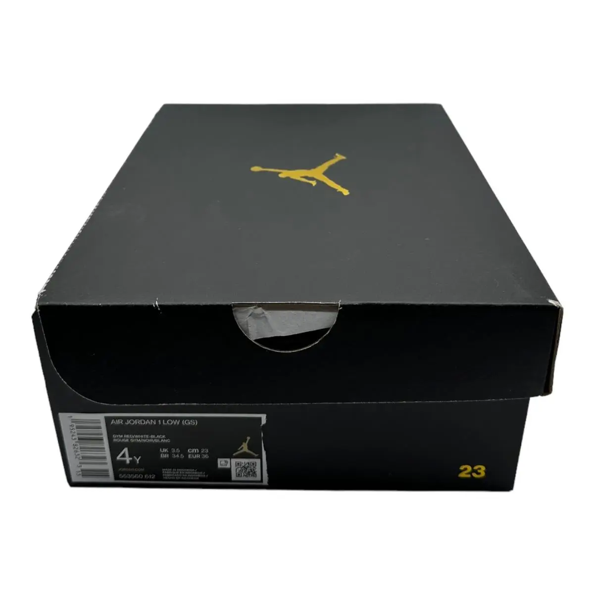 Nike shoes - Air Jordan 1 Low - Air Low - 553560-612 - Gym Red/White-Black (UPC: 195342826323) 6