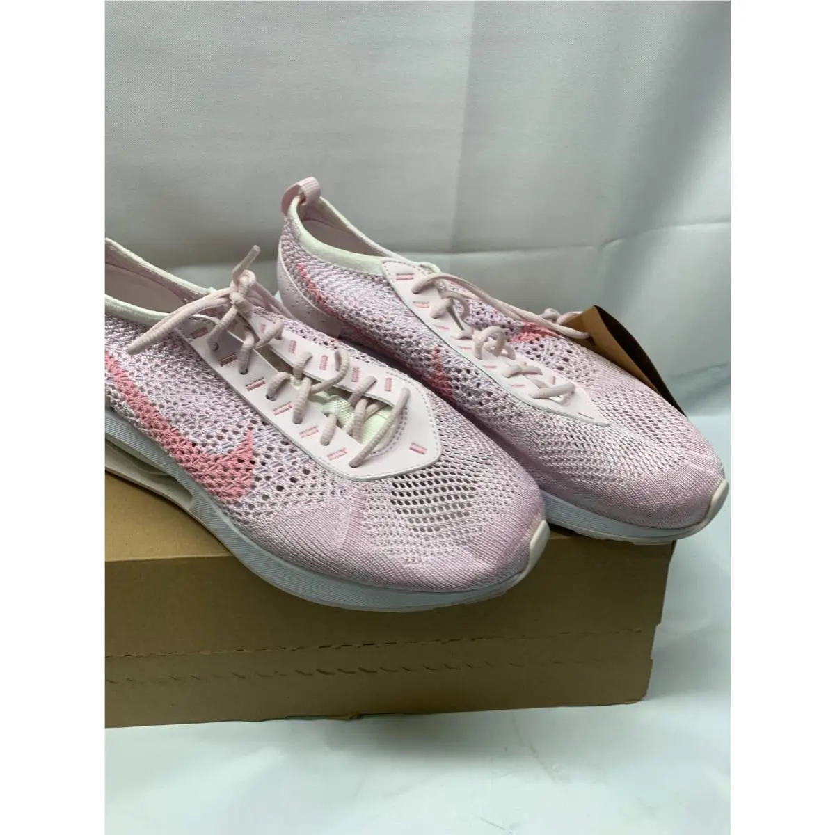 Nike shoes - Nike Air Max Flyknit - Air Max Flyknit - White/Pearl Pink/Football Grey/Medium Soft Pink (UPC: 196605898118) 0