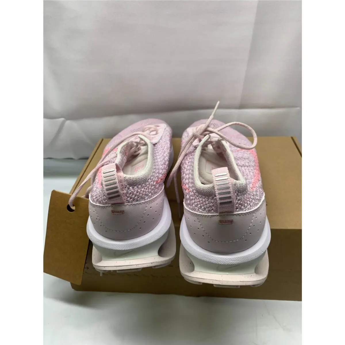 Nike shoes - Nike Air Max Flyknit - Air Max Flyknit - White/Pearl Pink/Football Grey/Medium Soft Pink (UPC: 196605898118) 1