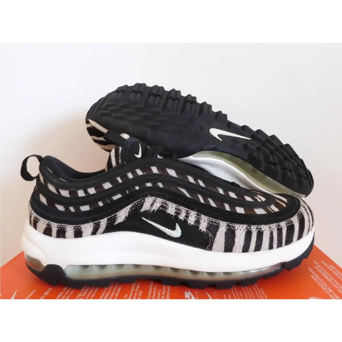 Nike Air Max 97 Golf Zebra Black-jade Aura-sail Mens SZ 12 DH1313-001