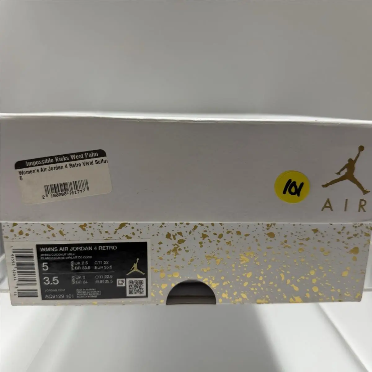 Nike shoes - Air Jordan 4 - Air - AQ9129-101 - White 7