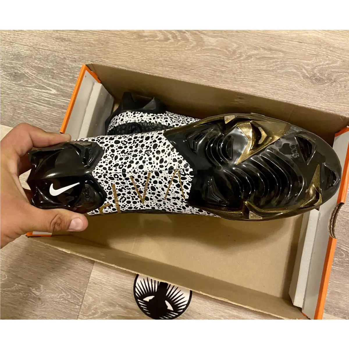 Nike shoes - Nike Vapor Edge Elite 360 - DQ3558-002 - Black/White/Dark Smoke Grey/Metallic Gold (UPC: 195866254923) 9